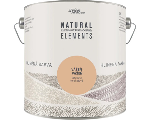 Hliněná barva Style Color Natural Elements vášeň terakota v plechovce s uchem