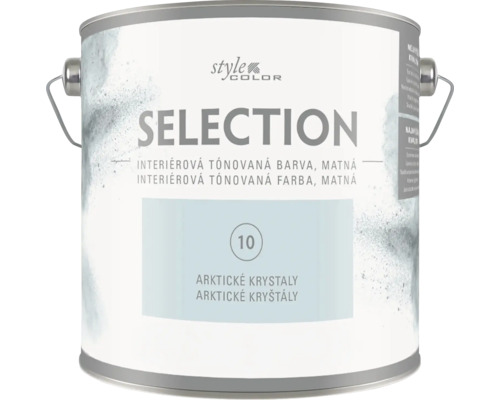 Kbelík s matnou interiérovou barvou StyleColor Selection Arktické krystaly