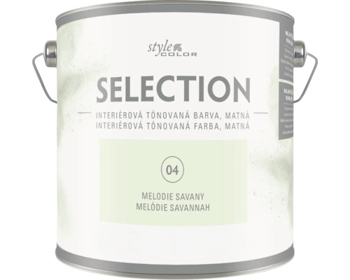 Plechovka interiérové tónované barvy Style Color Selection matná odstín Melodie Savany