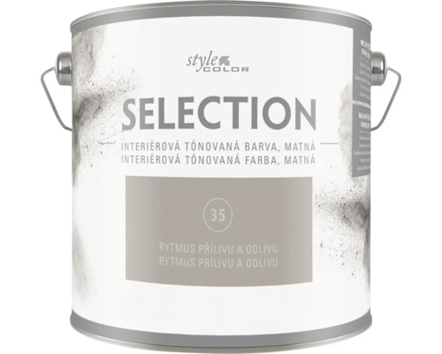 Kbelík s matnou interiérovou tónovanou barvou StyleColor Selection v odstínu Rytmus přílivu a odlivu