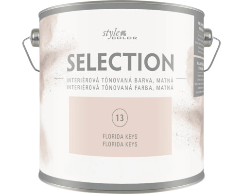 Plechovka interiérové tónované barvy Style Color Selection matná Florida Keys 13