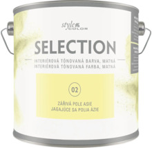 Interiérová tónovaná matná barva StyleColor Selection odstín Zářivá pole Asie v plechovce