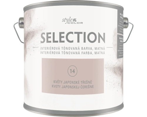 Plechovka interiérové tónované matné barvy StyleColor Selection v odstínu květy japonské třešně