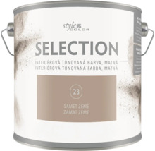 Plechovka s matnou interiérovou barvou Style Color Selection v zemitých tónech s rukojetí