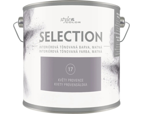 Dóza s matnou interiérovou tónovanou barvou Style Color Selection v odstínu 17 Květy Provence