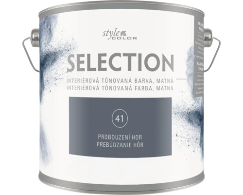 Plechovka interiérové tónované matné barvy Style Color Selection v odstínu 41 Probouzení hor