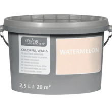 Kbelík s 2,5 litry barvy na stěny Style Color v odstínu Watermelon pro plochu 20 metrů čtverečních