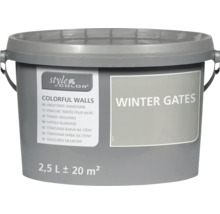Kbelík barvy na stěny Style Color Colorful Walls v odstínu Winter Gates o objemu 2,5 litru pro 20 metrů čtverečních