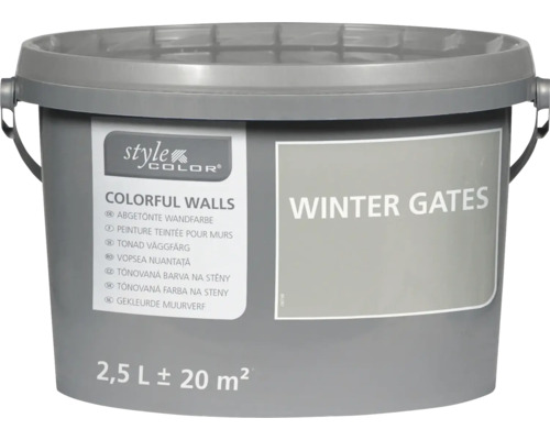 Kbelík barvy na stěny Style Color Colorful Walls v odstínu Winter Gates o objemu 2,5 litru pro 20 metrů čtverečních