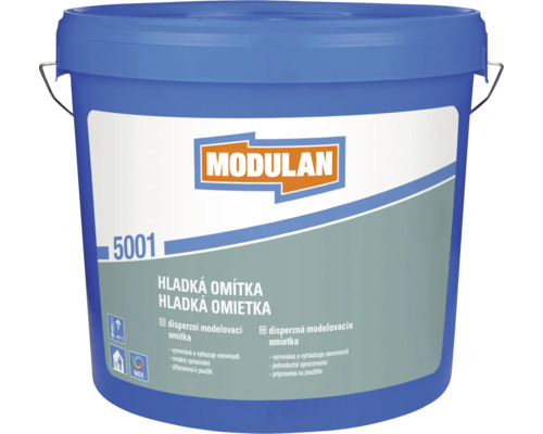 Modulan 5001 disperzní modelovací omítka v plastovém kbelíku.