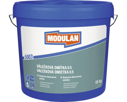 Modulan válečková omítka 5003 15 kilogramů v kbelíku pro dekorativní úpravu stěn