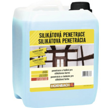Kanystr se silikátovou penetrací na fasády pro zpevnění a ředění silikátových barev včetně loga Hornbach