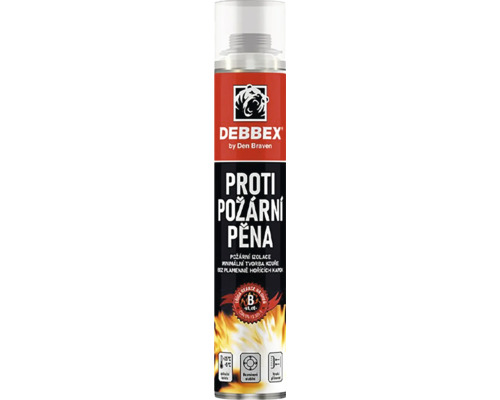Protipožární pěna Debbex od Den Braven pro požární izolaci