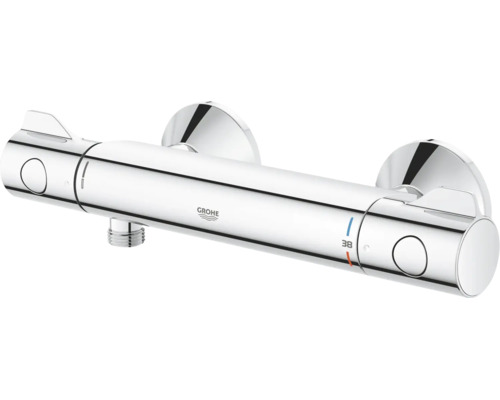 Termostatická sprchová baterie Grohe pro montáž na stěnu s bezpečnostní pojistkou na 38 stupňů Celsia