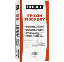 Dvousložkový epoxidový penetrační nátěr Debbex Epoxin F1000 Dry na suché podklady v balení
