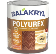 Plechovka Balakryl Polyurex matný lak na dřevěné podlahy 0,6 kilogramu pro interiér