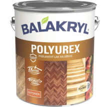 Balakryl Polyurex podlahový lak na dřevo v interiéru v balení o hmotnosti čtyři kilogramy.
