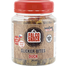 Psí pamlsky Falco Snack Clicker Bites kachna v dóze se šroubovacím uzávěrem