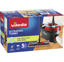 Vileda Ultramax Turbo mop se ždímacím košem a pedálem v produktovém balení