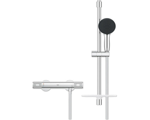 Sprchový set Grohe s termostatickou baterií, sprchovou tyčí a ruční sprchou