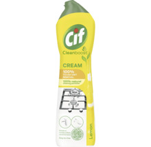 Tekutý písek Cif Cleanboost citron 750 mililitrů pro čištění povrchů v domácnosti.