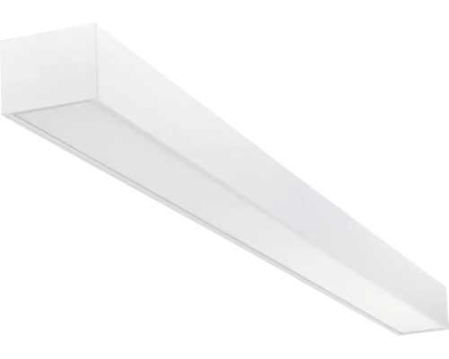 Lineární LED stropní svítidlo v obdélníkovém tvaru pro moderní osvětlení interiéru.