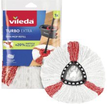 Vileda Turbo Extra náhradní návlek na mop z mikrovlákna kulatého tvaru s trojúhelníkovým úchytem