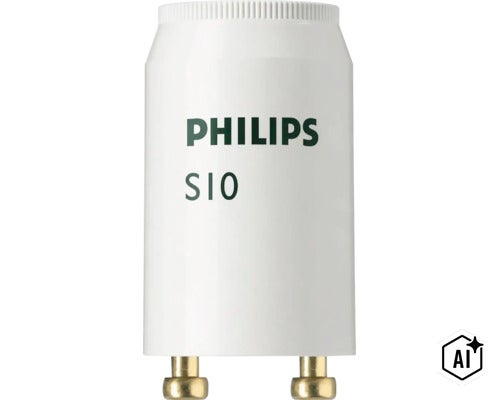 Startér Philips S10 pro zářivky (Image AI modified or generated)