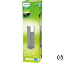 Venkovní LED svítidlo Philips Arbour z hliníku na zahradu v balení. (Image AI modified or generated)