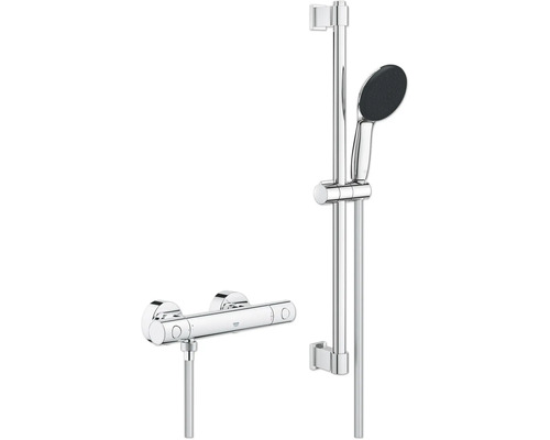 Sprchový systém Grohe s termostatickou baterií, sprchovou tyčí a ruční sprchou