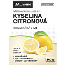 BALhome kyselina citronová potravinářská E 330 v balení 100 gramů pro čištění a odstraňování vodního kamene