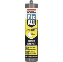 Soudal Fix ALL Turbo montazni lepidlo v kartusi pro rychle lepeni a tesneni.