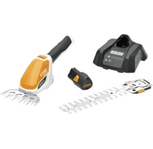 Akumulátorové nůžky na trávu a keře Stihl se sadou nabíječky a výměnnými čepelemi