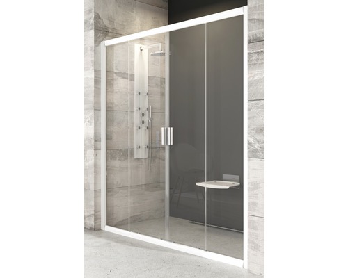 Sprchové dveře dvoukřídlé RAVAK Blix BLDP4-120 white+Transparent 190x117-121 cm 0YVG0100Z1 Sprchové dveře dvoukřídlé RAVAK Blix BLDP4-120 white+Transparent 190x117-121 cm 0YVG0100Z1