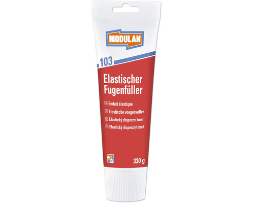 Elastický disperzní tmel Modulan 103 v tubě o hmotnosti 330 gramů pro vnitřní použití