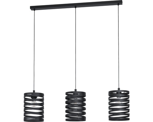 Závěsné svítidlo se třemi světly a otevřeným designem stínidla