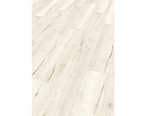 Světlá laminátová podlaha s dřevěnou strukturou