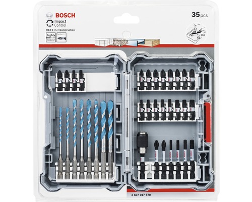 Sada šroubovacích bitů a vrtáků Bosch Impact Control 35dílná v úložném boxu
