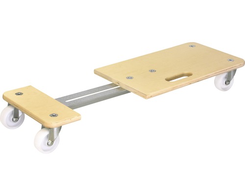 Přepravní vozík na nábytek ze dřeva s kolečky