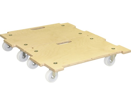 Dřevěná kolečková deska s kolečky