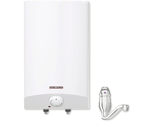 Beztlakový ohřívač Stiebel Eltron ESH 10 O-N Trend s dřezovou baterií 201395 Malý ohřívač vody a armatura do kuchyně