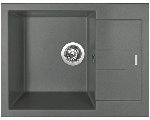 Dřez granitový Sinks AMANDA 650 Titanium šedý TLAM65050072