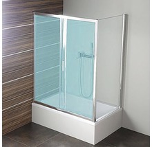 Sprchová zástěna s posuvnými dveřmi na vaně