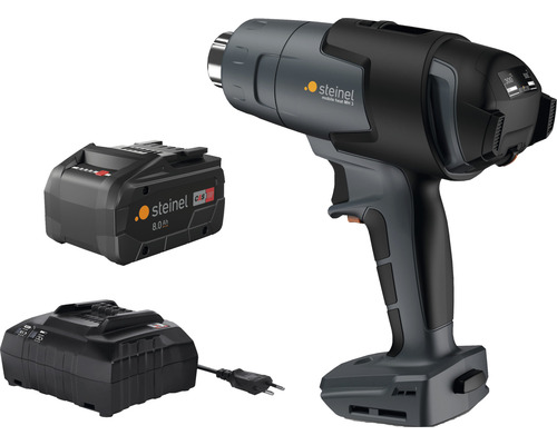 Akumulátorová horkovzdušná pistole Steinel MH 3 se dvěma akumulátory a nabíječkou