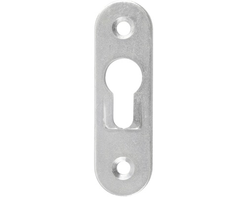 Kování pro zavěšení skříňky 19x62mm, 2 ks, 90698 Kovový závěs pro fotorámeček s klíčovou dírkou
