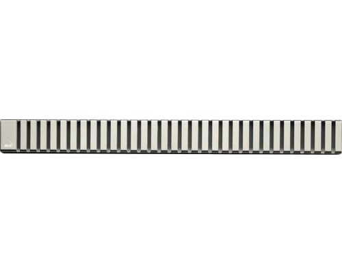 Rošt pro liniový podlahový žlab Alcadrain 75 cm nerez matný zebra LINE-750M Alca hygienický radiátor s lamelami