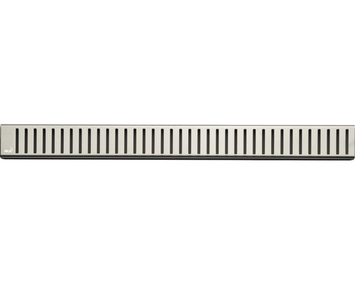 Rošt pro liniový podlahový žlab Alcadrain 65 cm nerez matný zebra Pure-650M