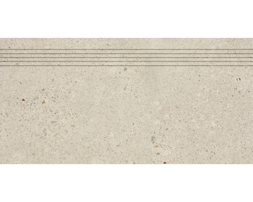 Schodovka imitace kamene Grosseto béžová 30x60 cm