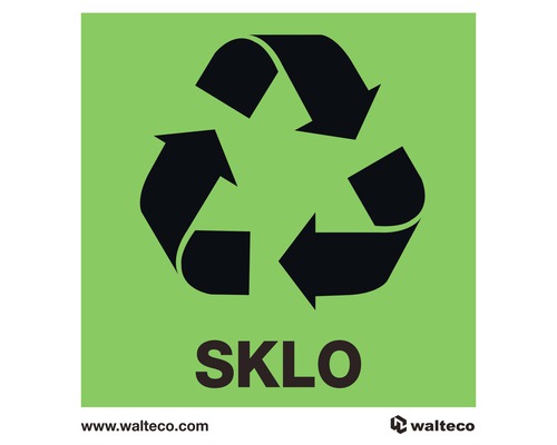Symbol SKLO recyklace, fólie