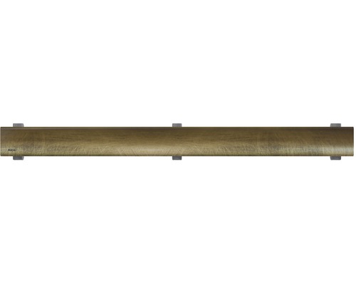 Rošt pro liniový podlahový žlab Alcadrain 95 bronz-antic plný DESIGN-950ANTIC Krytka odtoku Alca do koupelny
